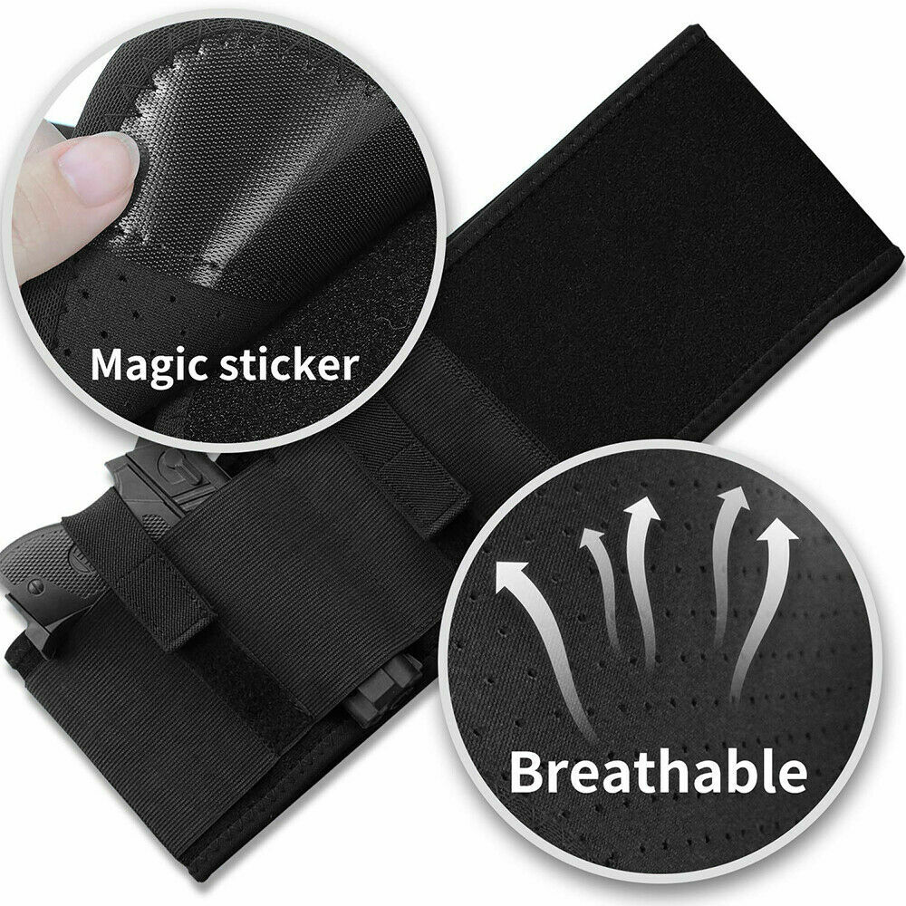 Ceinture De Sécurité Ventrale Cachère AGPTEK Noir - Pour Homme Et Femme