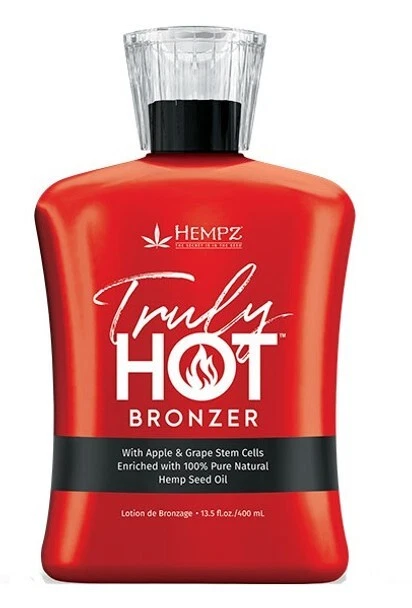 Hempz Truly Hot Bronzer Tanning Lotion 13.5 oz