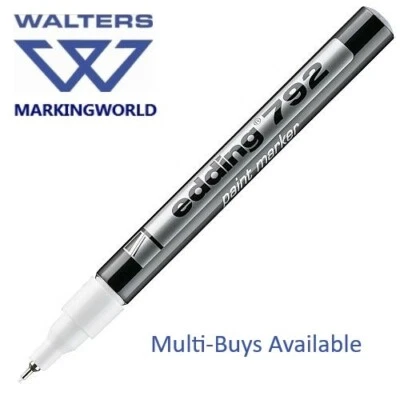 Edding 792 Extra-Fine Paint Marker Pen | 0.8mm Nib | 5 Colours Available | 1 Pen