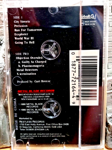 EXXPLORER - Symphonies Of Steel (1986 Restless/Metal Blade Records, US) CASSETTE - Picture 2 of 5
