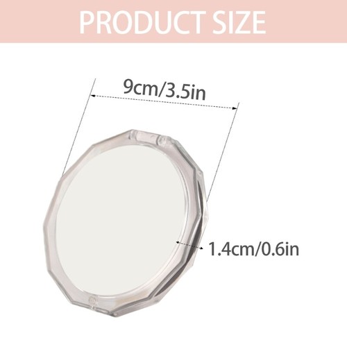 Magnifyings Compact Mirrour Double Sided Makeup Mirrour with 1X/5 x - Picture 8 of 12
