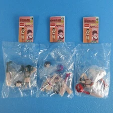 RUMBLE ROSES Reiko Hinomoto Figure Set of 3 Yujin Konami Real Figure Collection