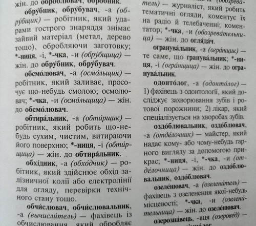 ✅UKRAINIAN DICTIONARY✅ Словник-довідник назв осіб за видом діяльності 2500 terms - Picture 10 of 11