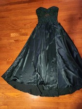 Blonde Size 3 Emerald Green Strapeless Prom Dress, Clean Worn Once Paid $250