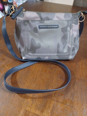 Tommy Hilfiger Camo Purse Green Crossbody