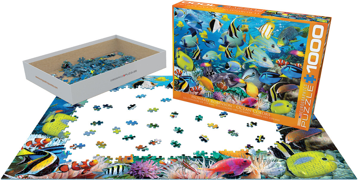 Eurographics Ocean Colors 1000 Piece Jigsaw Puzzle By Howard