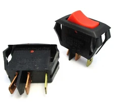 2pcs CARLING LRA911-RS-B/120N -  Illuminated Rocker Switch SPST 16A, OFF-None-ON