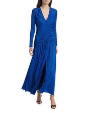 NEW Farm Rio Ruched V-Neck Midi-Dress Size XL #D7424