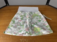 Vintage Cherokee Girls Skort White With Floral Design Size 7/8 New With Tags