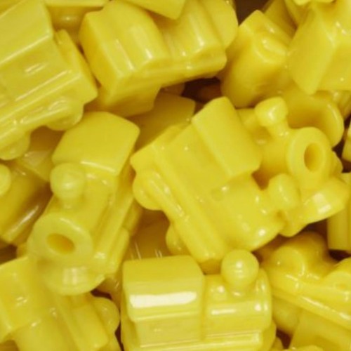 10x Train Shaped Pony Beads ideal for personalised dummy clips Bracelets - Picture 16 of 19