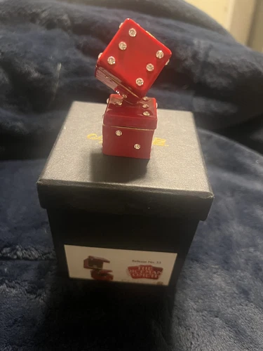 Art Form Objet d'art The Diceman Cometh Trinket Tray Fine Collectible - No. 33