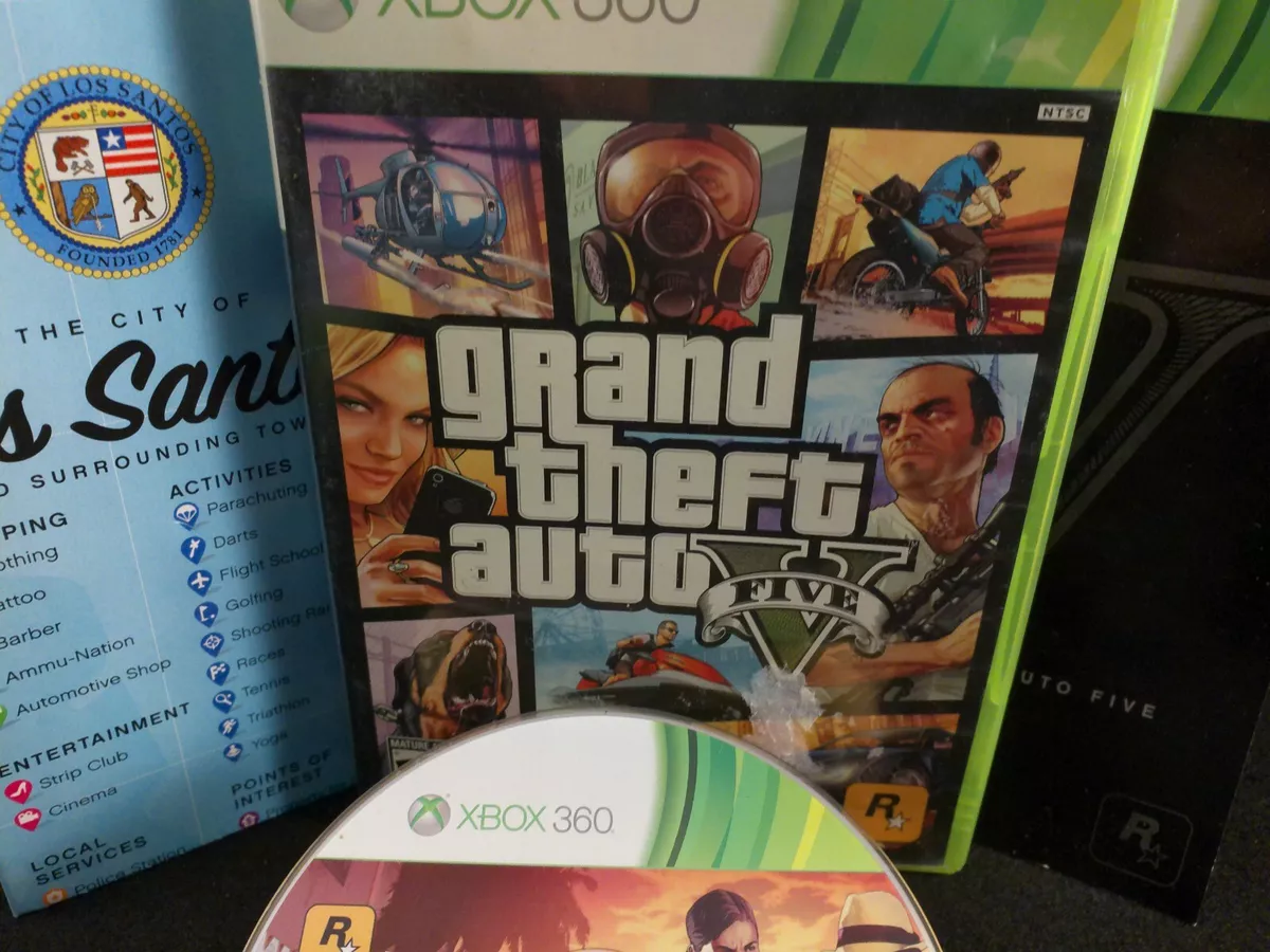 Grand Theft Auto V, Cover Art Only (NO GAME/CASE/MANUAL!), XBOX 360