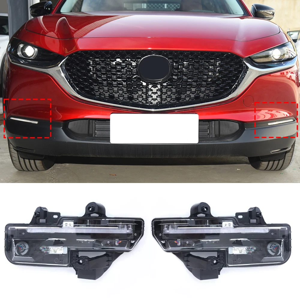 For Mazda CX-30 2020-2025 Daytime Running Light A Pair LED Front