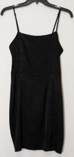 New FOREVER 21, Little Black Slip Dress; Spaghetti Straps; Zipper; Size S