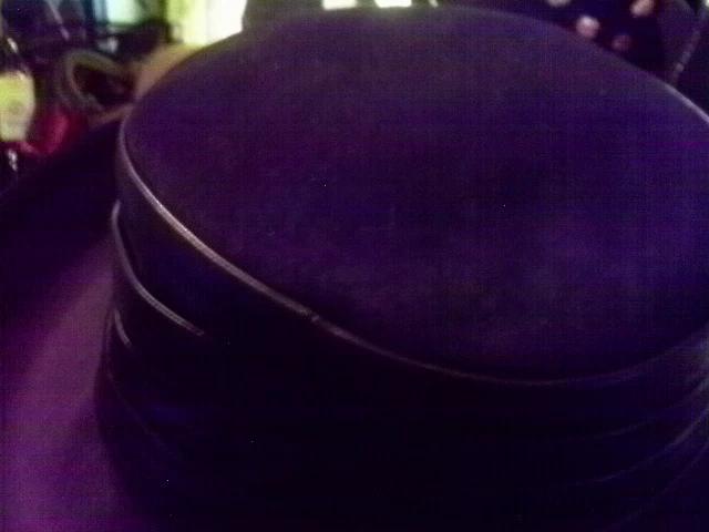 KOKIN BROWN WOOL BLACK SUEDE & LEATHER DELUXE DESIGNER FALL HAT BOHO CHIC - Image 2 of 4