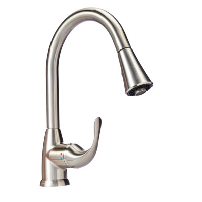 Lot of 20 Commercial Kitchen Sink Faucet Satin Nickel Pull Down Real Estate Deal