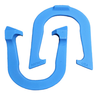 Bronco Professional Pitching Horseshoes- Blue, One Pair, Made in USA