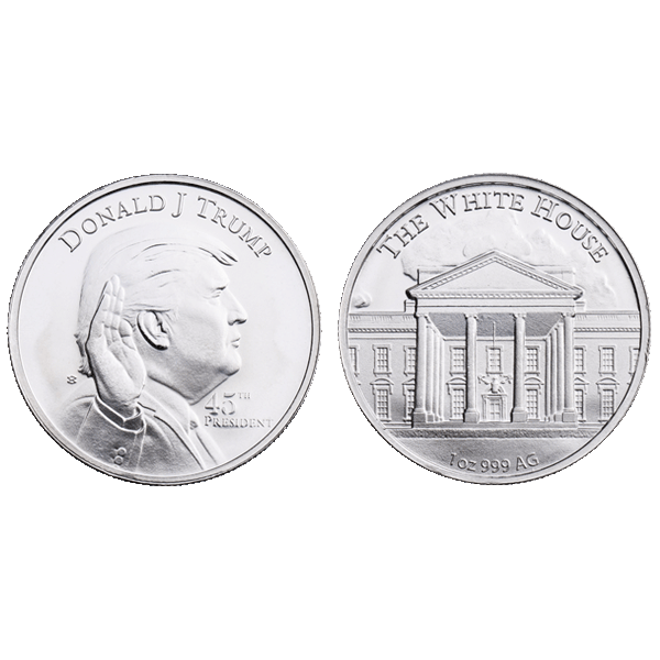 45th President - 1 oz .999 Fine Silver Round | eBay