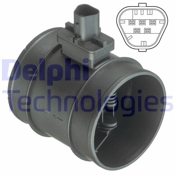 Delphi AF10410-12B1 Luftmassenmesser FüR Chevrolet Opel Saab-image