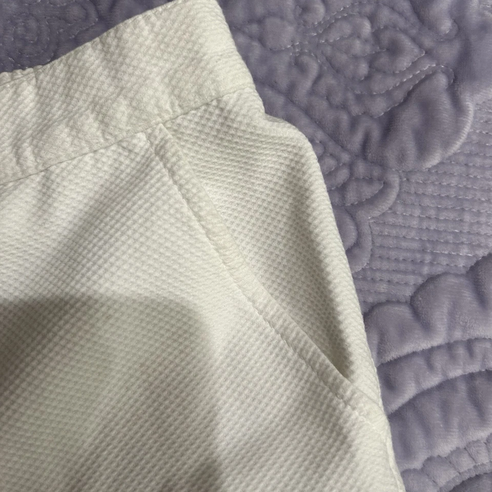 Shorts de algodão Oscar de la Renta feminino bolsos brancos 12 anos - Imagem 3 de 4