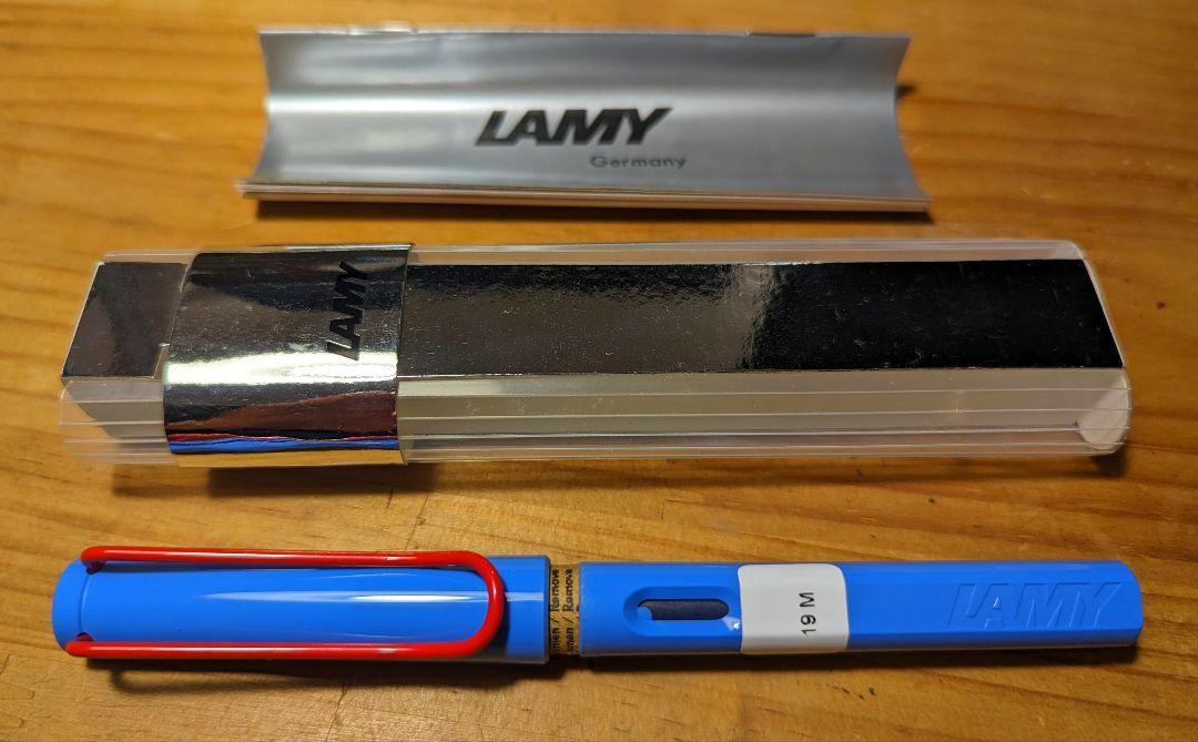 LAMY Safari Fountain Pen M 2006 Limited Royal Blue Dead Stock #55f85f