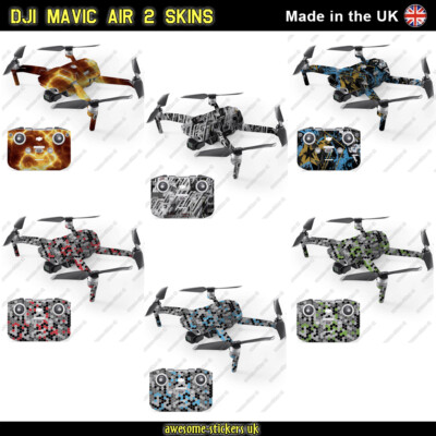 For DJI Mavic Air skins Wrap sticker premium vinyl decal 018-024 UK