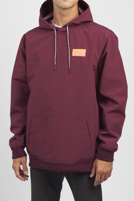 Neff Shellorak Pullover Hoodie w/ Water Repellent Finish, Men's Medium, Maroon