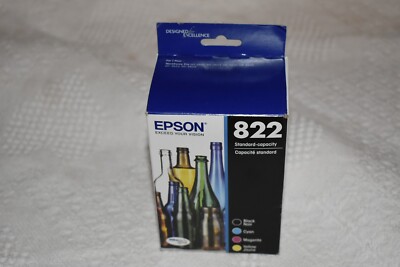 NEW Genuine Epson 822 DuraBrite Ultra Ink Cartridges Exp 1/2026 Sealed