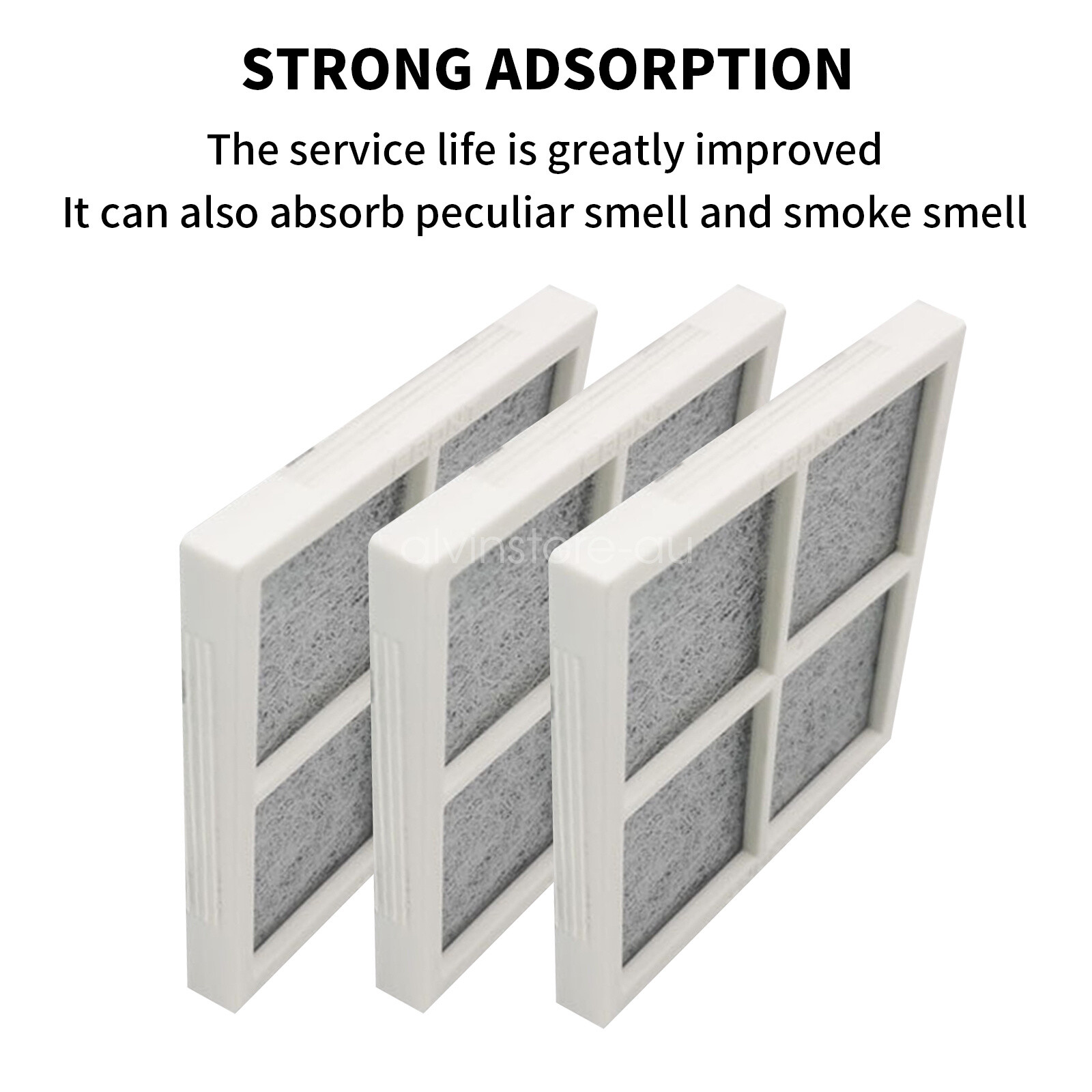 4x Fridge Air Filter Replacement Fresh Air Filter LG LT120F GFAD910SL