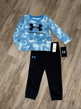 UNDER ARMOUR Baby Boy's Crew Shirt and Joggers Outfit, 2-Piece Set