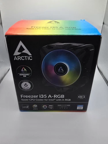 ARCTIC Freezer i35 A-RGB Single Tower CPU cooler for Intel 