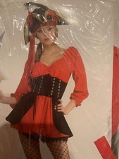 New Secret Wishes Pirate Wench Costume Adult Size XS Dress Only