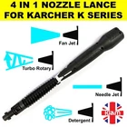 4 in 1 Multi Nozzle Pressure Washer Lance Variation Jet with TURBO for Karcher K