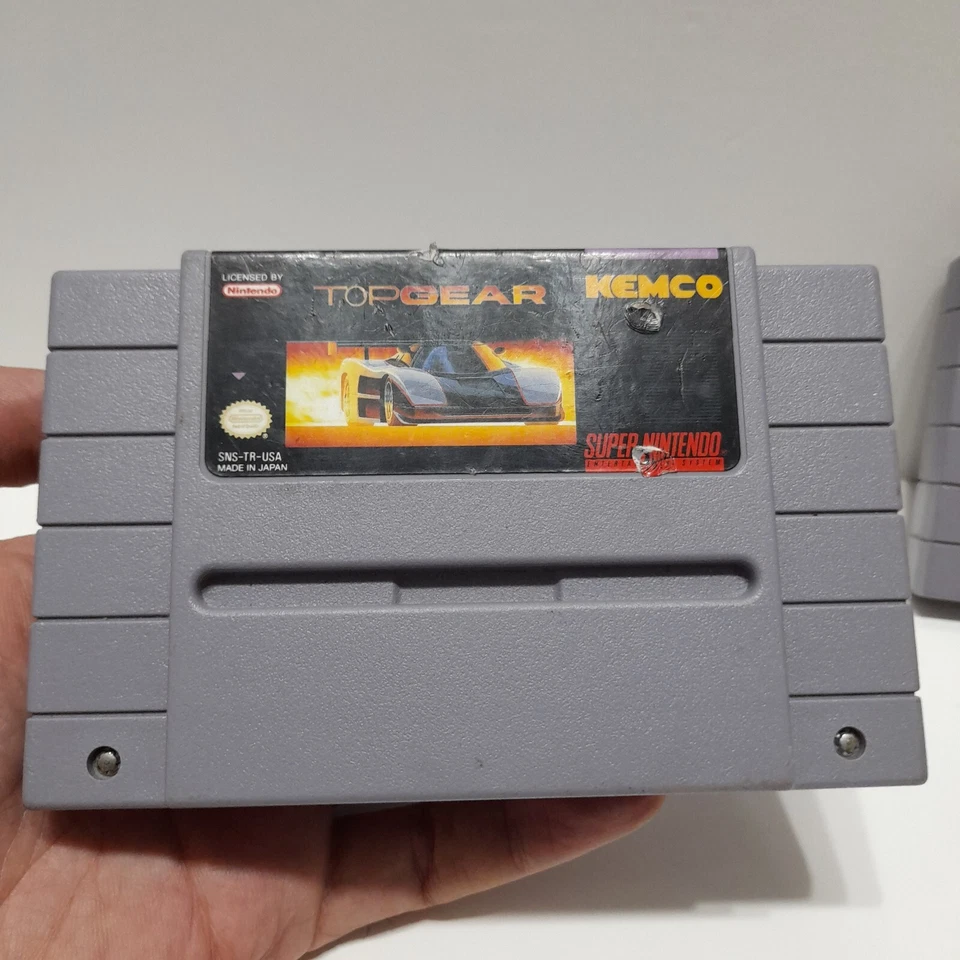 SNES Games Lot : Top Gear + Wing Commander - Super Nintendo Games Bundle (2) - Image 3 of 4