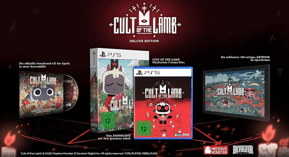 Cult of the Lamb DELUXE Edition (PS5) Neu und in Folie | DEUTSCHE Version Kult