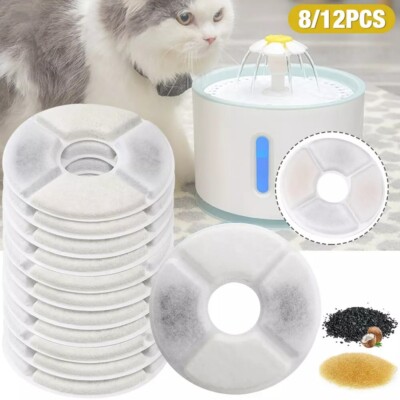 24 Ersatzfilter Filter für Trinkbrunnen Wasserspender Katzenbrunnen Katzen Hunde