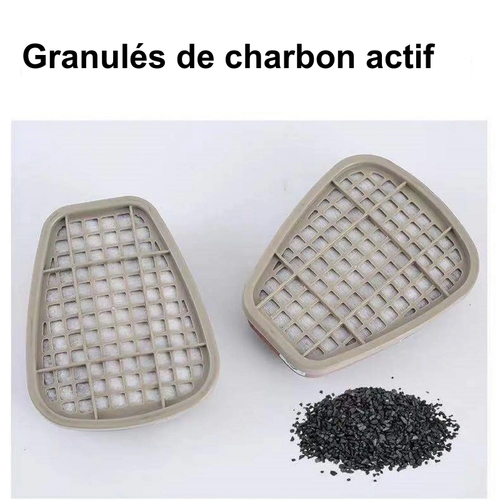 Activated Carbon Cartridges 6001, Filter 501/5N11, for 3M Gas Masks - Picture 3 of 15