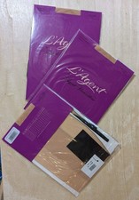 Agent Provocateur NEU 3x Halterlose Nahtstrümpfe Nylons Strümpfe S Nude/Black 