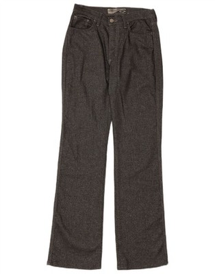 TAKE TWO Womens Bootcut Casual Trousers W29 L32 Grey Cotton CB09