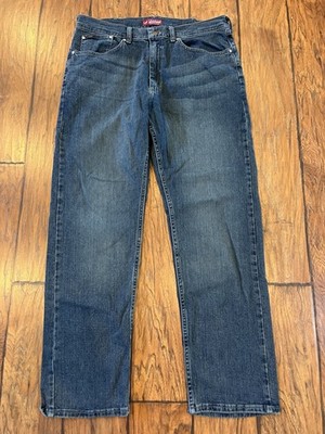Lee Premium Select Regular Fit Straight Leg Blue Denim Stretch Men's Jeans