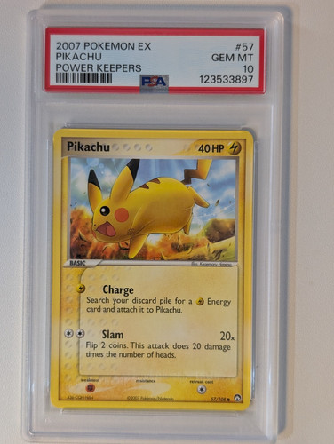 Pikachu graded PSA 10 for sale on eBay