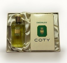 Coty Emeraude Set For Women Cologne Soap Vintage Discontinued Presentation Box