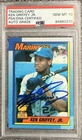 Ken Griffey Jr. 1990 Topps #336 “Bloody Scar” Signed Baseball Card Auto PSA 10