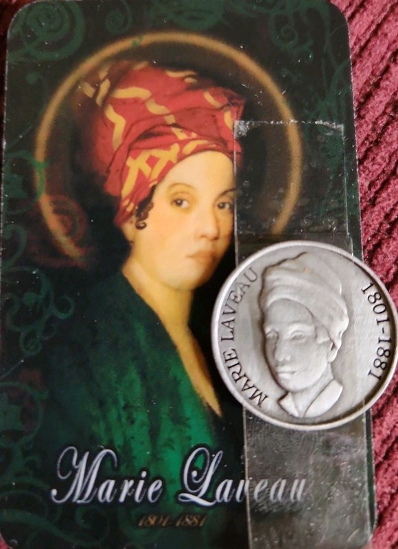 Hembco Marie Laveau New Orleans 2008 Rare Pewter Coin. Mardi Gras??