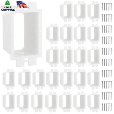 25 Pcs BE1-2 Electrical Outlet Box Extenders with Screws, 1-Gang Electrical Outl