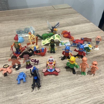 Vintage Kinder Überraschung Spielzeug Restposten - gemischte Figuren 80er Jahre - selten + Ersatzteile 