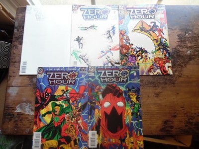 The End of Today: Zero Hour DC universe 5 issue series 1994 excellent