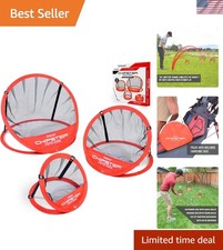 Colorful Chipster Golf Chipping Net - 3 Target System for Short Game Excellence
