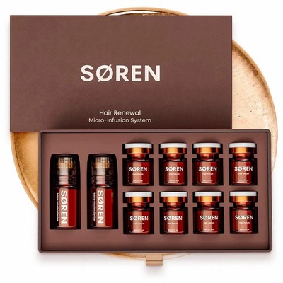 Micro Infusion Hair Renewal System by SOREN   Saw Palmetto & Peptide Scalp Treat