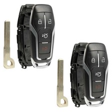 2 For 2015 2016 2017 2018 Ford Fusion 4B Smart Remote Key Prox Fob Case Shell